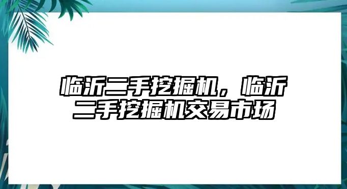 臨沂二手挖掘機(jī)，臨沂二手挖掘機(jī)交易市場(chǎng)