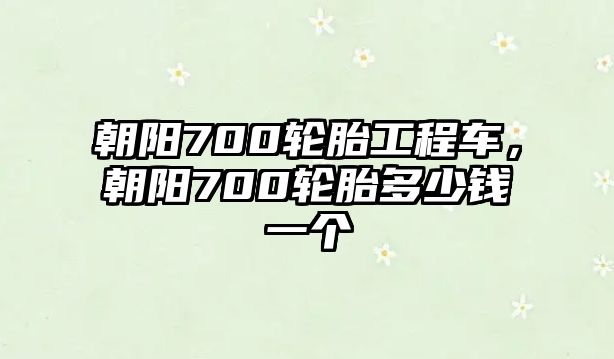 朝陽(yáng)700輪胎工程車，朝陽(yáng)700輪胎多少錢一個(gè)