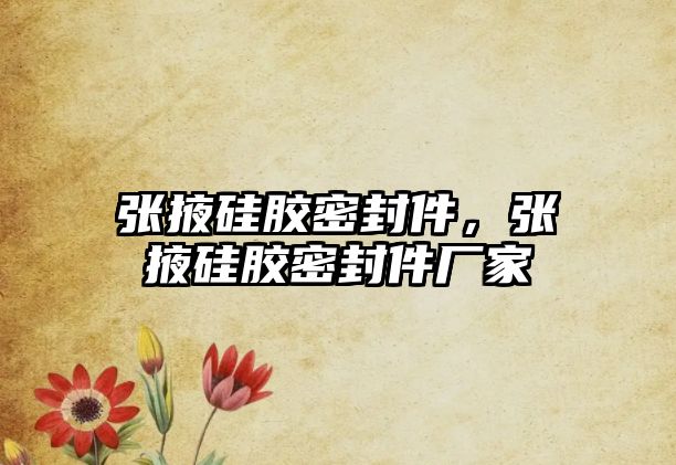 張掖硅膠密封件，張掖硅膠密封件廠家